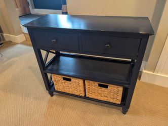 Navy blue console Table