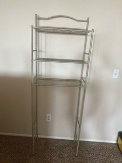 Over the toilet shelf