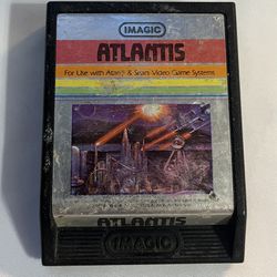 Atlantis Atari 2600, 1982 iMagic Retro Gaming Cartridge Tested Working
