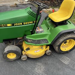 John Deere GT242 With The Kawasaki 14hp Engine. 38”Mower Deck. Runs And Works Great. A Genuine Deere Not A Box Store Mower