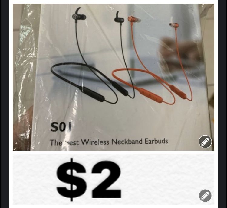 Brand New wireless neckband earbuds