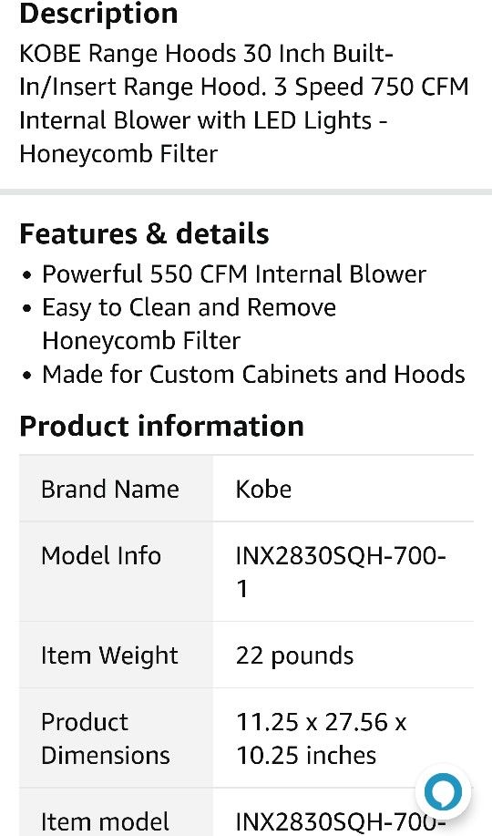 New Never Used/ Customizable Vented Hood Range