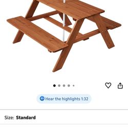 Kids Picnic Table 