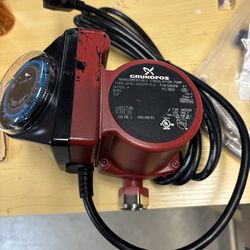 Hot water recirculating pump Grundfos