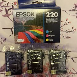 EPSON exceed your vision 220 STANDARD INK CARTRIDGES 