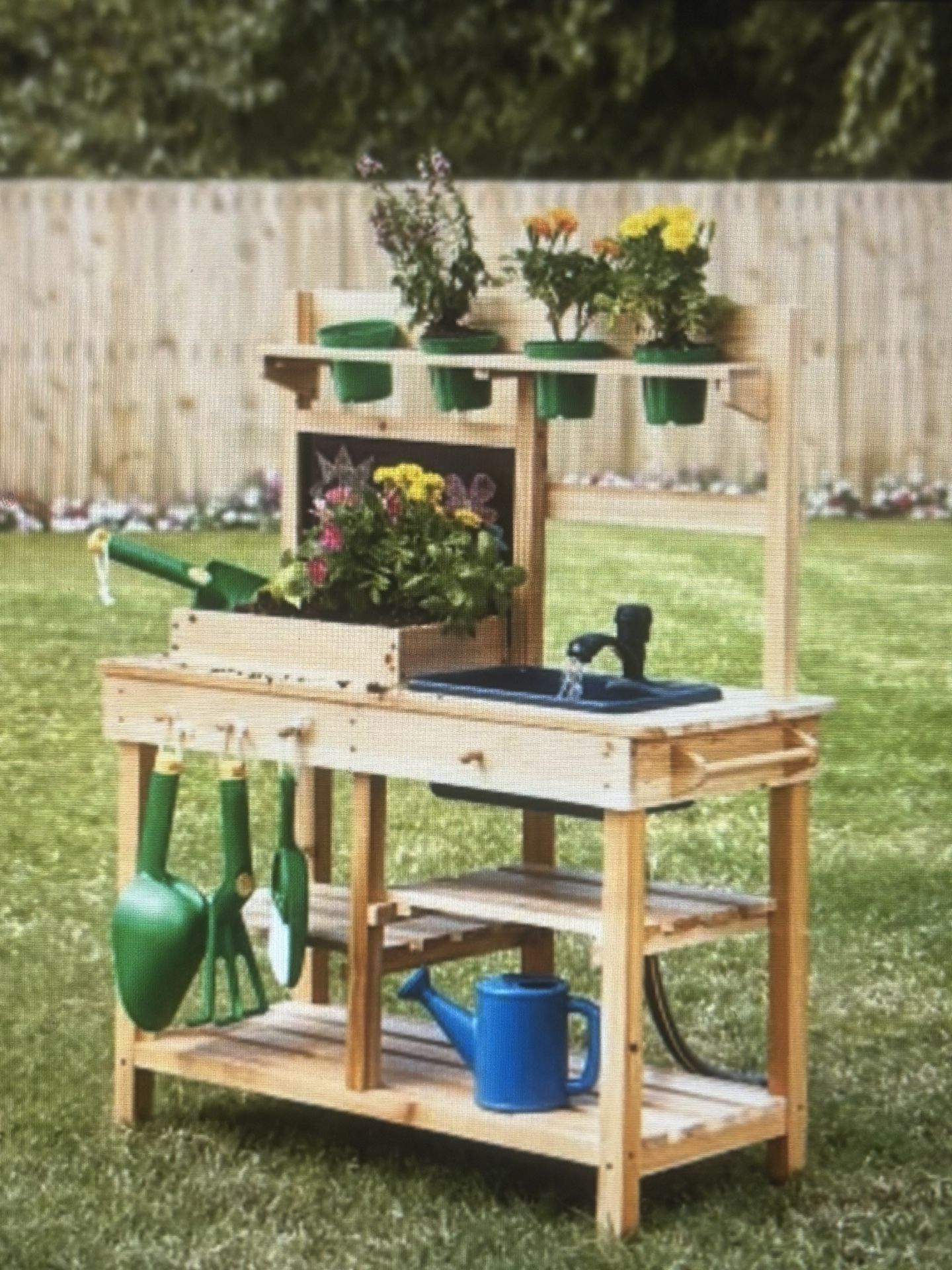 wooden mud kitchen