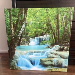 Waterfall Canvas Art 30x30