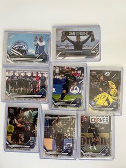 San Diego FC Topps Now cards (first year)