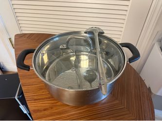 Kerykwan Stainless Steel Shabu Shabu Hot Pot with Divider