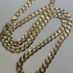 14k Gold Curb Link Chain 