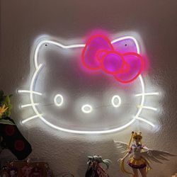 Hello Kitty LED Neon Light Sign Large