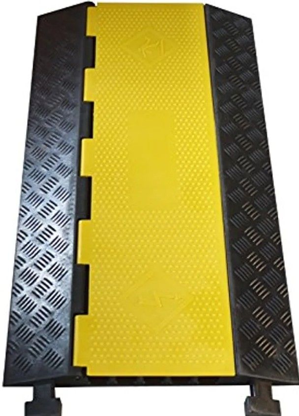 5-Channel almacén de goma Vehículo Cubierta Protector de cable de cable eléctrico Rampa