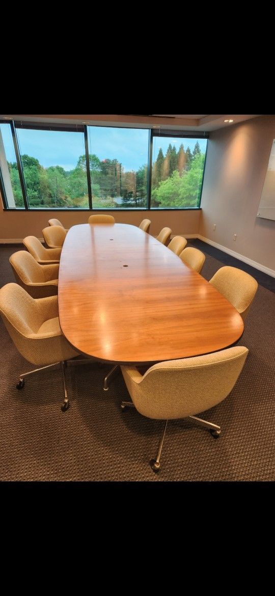 Conference Room Table and Chairs