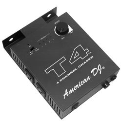 American DJ T4 4 Channel Chase Controller W/ LED Channel Indicators 500W/Channel
