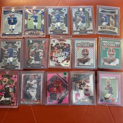 NFL Rookie card lot - Sheduer, Dart,