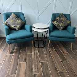 3-piece Sofa Chairs And End Table Set