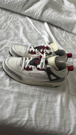 Air Jordan spizike lows red leather