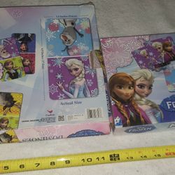 Disney frozen floor dominos & memory game 