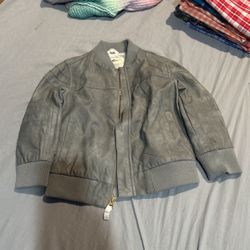 4T  Fake Leather Jacket 