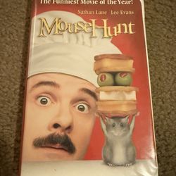 Mouse Hunt VHS VCR Tape 1998  Nathan Lane Lee Evans Comedy