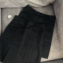 BRAND NEW black uniform skirts- size 12 -$5 EACH