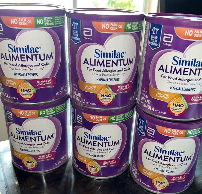 Alimentum Infant Formula Powder 12.1 Oz Cans. Lot Of 6  Cans 