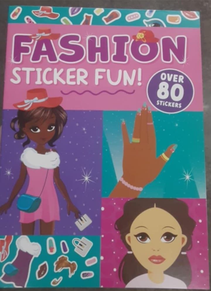 New Fashion Sticker Fun Sticker Activity Book
