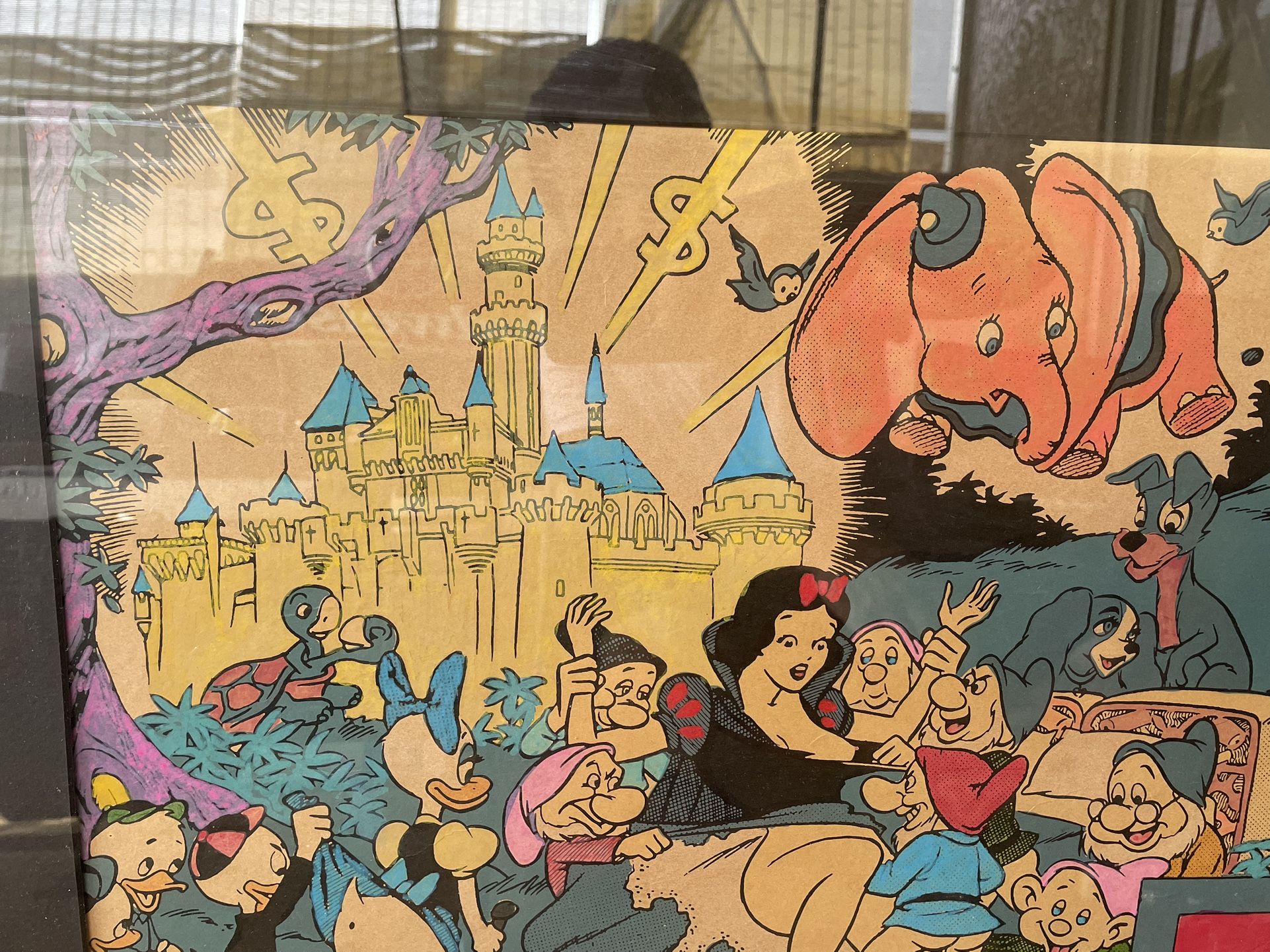 デッドストック 60s The Disneyland Memorial Orgy Lot - WALLY WOOD DISNEYLAND MEMORIAL ORGY BLACK LIGHT POSTER
