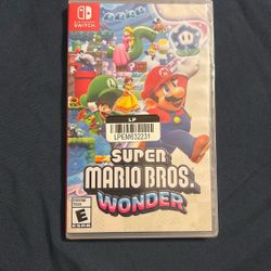 Factory Sealed Super Mario Bros Wonder 
