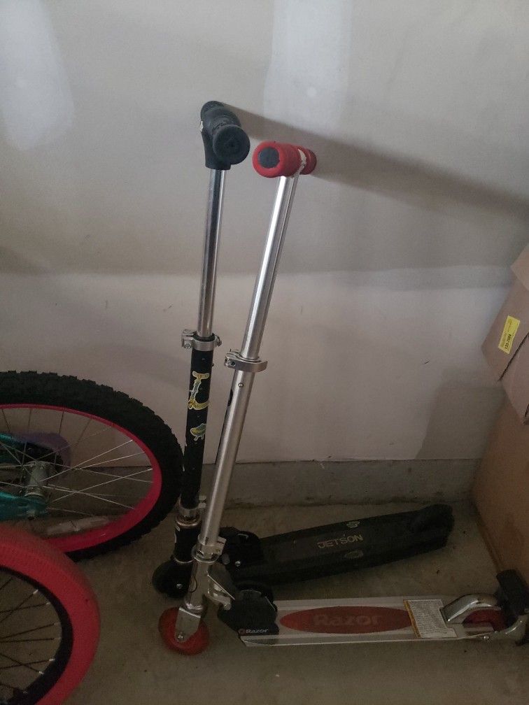 Lot Of 2 Scooters For Kids