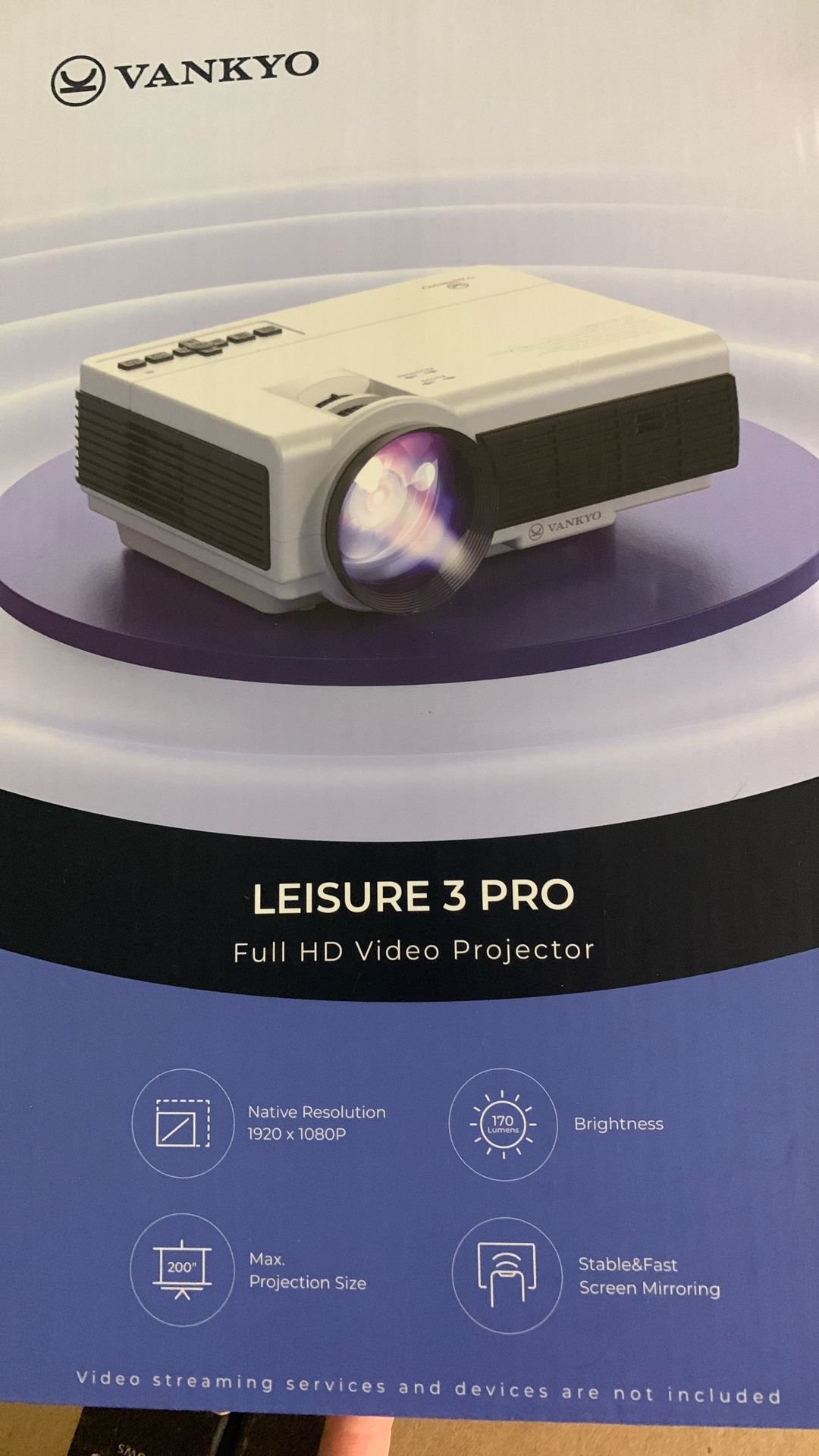 Vankyo Leisure 3 Pro Full He Video Projector