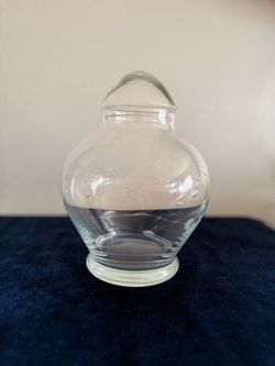 Vintage Princess House Crystal Apothecary Candy Jar with Princess House Lid