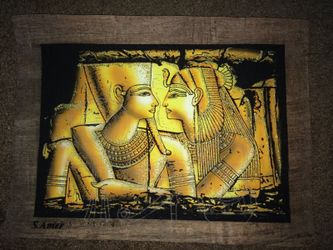 Papyrus paper from ancient Egyptian