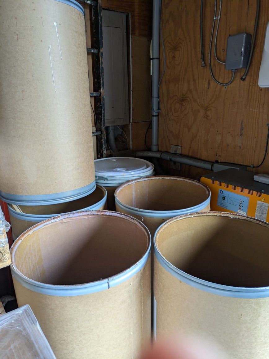 55 Gallon Fiber Drums - Free