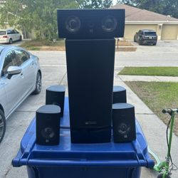 Theater Research Home Surround System and Sony Amplifier
