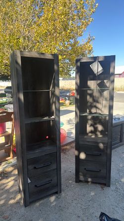 Ashley Furniture Entertainment Towers – Set of 2
