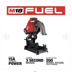 M18 FUEL 18-Volt Lithium-Ion Brushless Cordless 14 in. Abrasive Cut-Off Saw (Tool-Only)