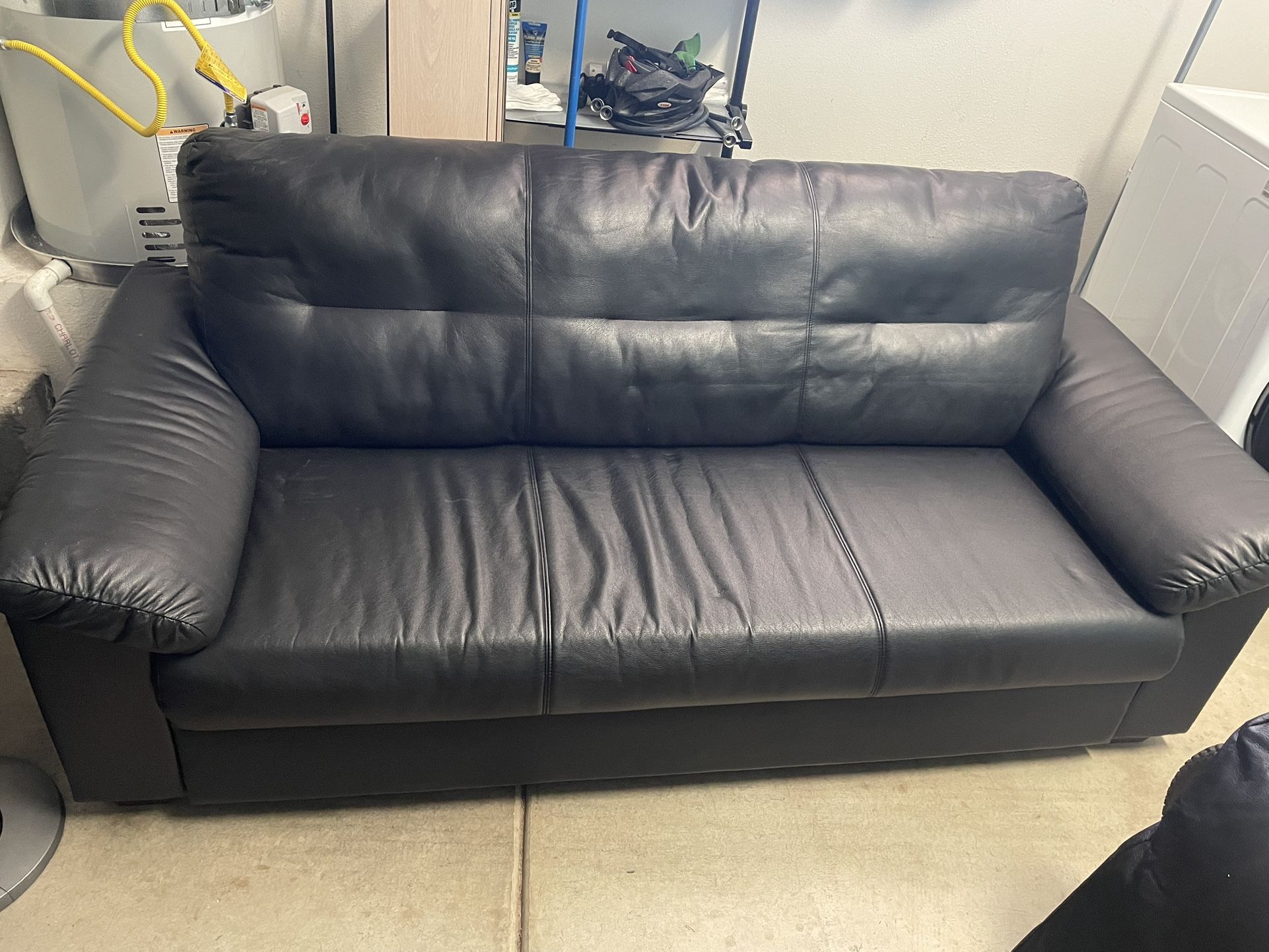 IKEA Leather Couch