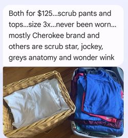 Unused Cherokee Brand , Jockey, Wonder Wink And Grays Anatomy