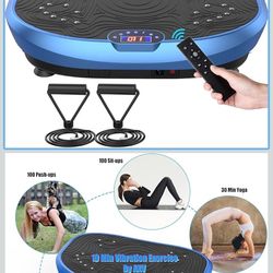 Axv vibration plate excercise machine whole body workout music vibrator fitness PI