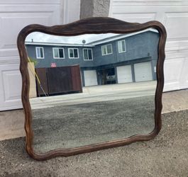 Antique Rustic Mirror