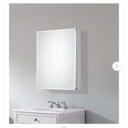 20 in. W × 26 in. H Rectangular Medicine Cabinet with Mirror