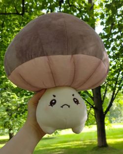 Cute Crybaby Mushroom Plushie