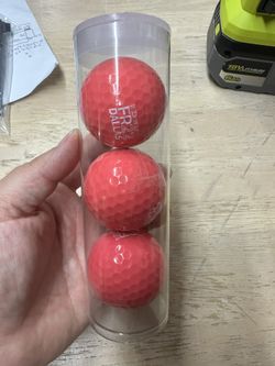 3 Pack of New Pink Golf Balls