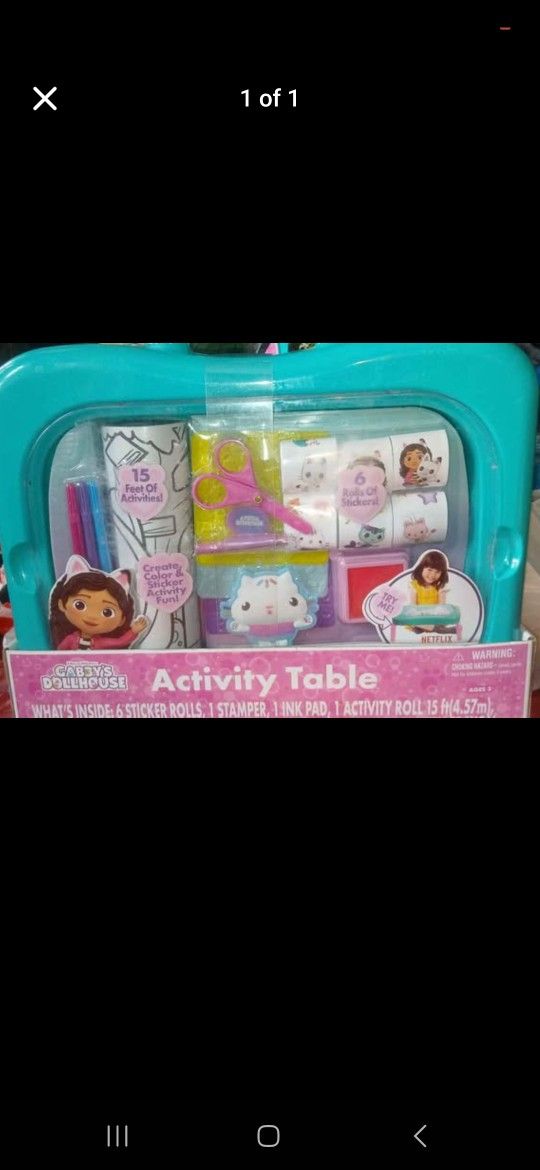 Gabbydoll House Activity Table