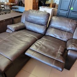 Small Brown Sectional 