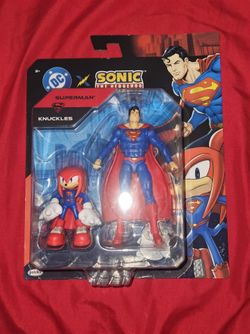 DC x Sonic the Hedgehog Superman & Knuckles Figure 2-Pack