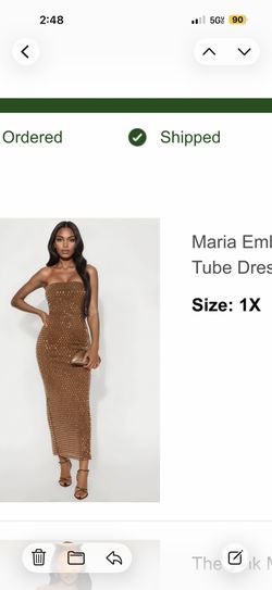 Beautiful brown dress