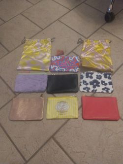 Mixed Lot of Pouches and Cosmetic Bags
