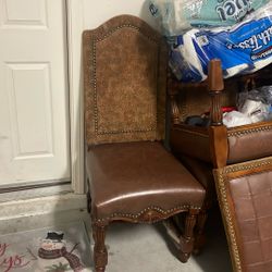 6 Wooden Kitchen Table Chairs